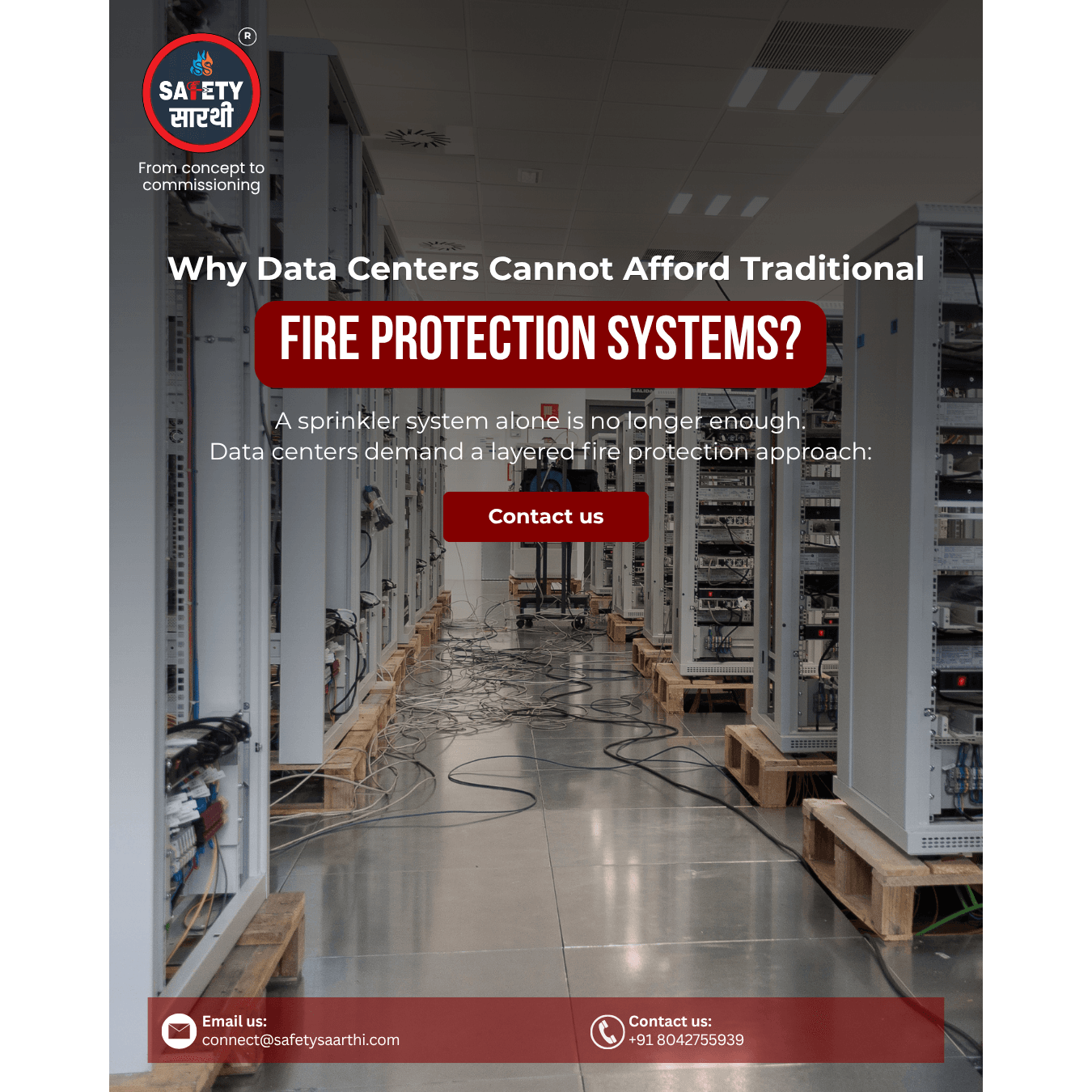 Fire safety systems for Data centers