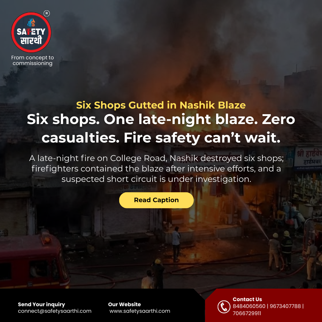 Late on Dec 11, a major fire gutted six roadside shops on Col