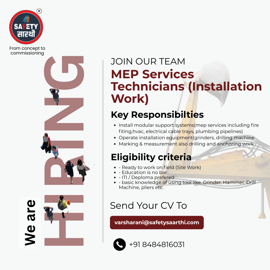 MEP Services Technicians (Installation Work) Job