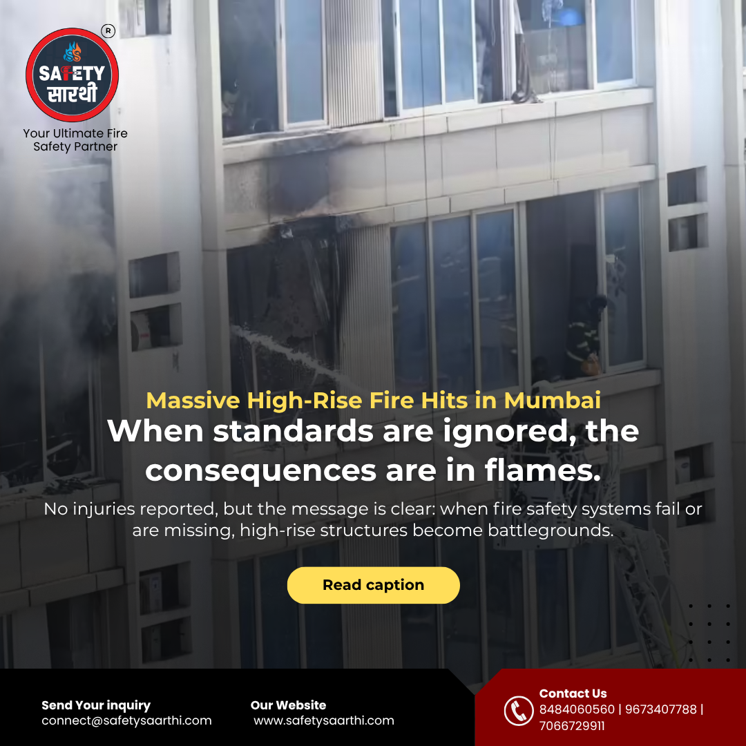 A major fire incident in a Mumbai high-rise has exposed the critical gap between fire-safety theory