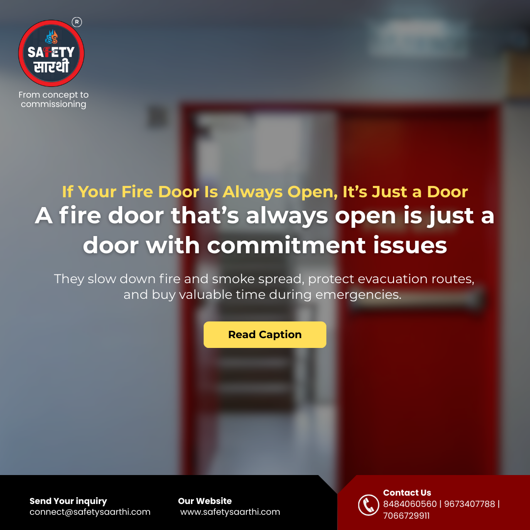 Fire doors are designed to save lives, not to stay open for c